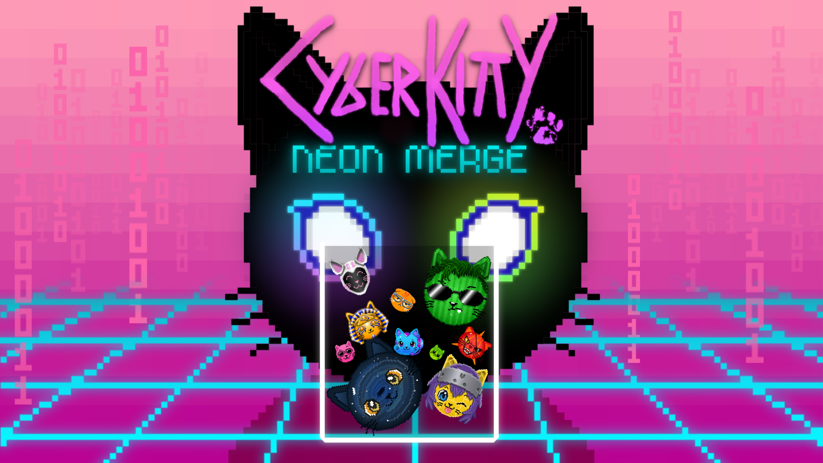 CyberKitty Neon Merge artwork